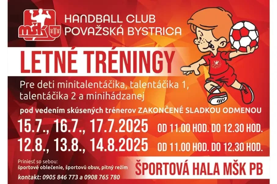 LETNÉ TRÉNINGY